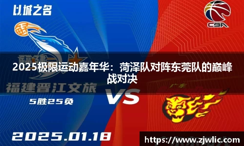 2025极限运动嘉年华：菏泽队对阵东莞队的巅峰战对决